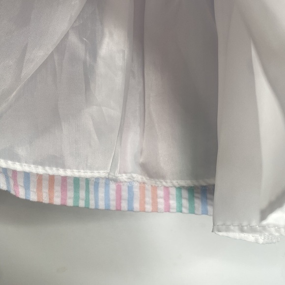 Bonnie Jean Toddler Girl Multicolor Striped Sleeveless Dress Tie-Back size 2T - Picture 5 of 8